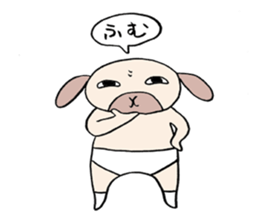 Rabbit guy. sticker #2656632