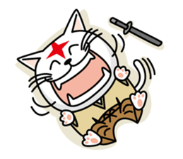 Mononofu cat sticker #2656924