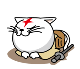 Mononofu cat sticker #2656926