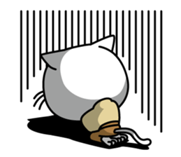 Mononofu cat sticker #2656944