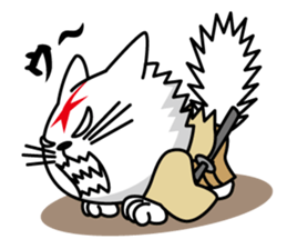 Mononofu cat sticker #2656947