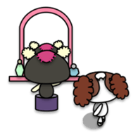 Plush toy Zombie puppy dog sticker #2656958