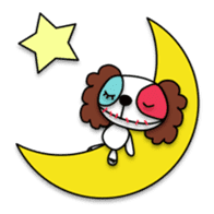 Plush toy Zombie puppy dog sticker #2656962