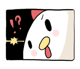 Rice ball of the chicken sticker #2657210