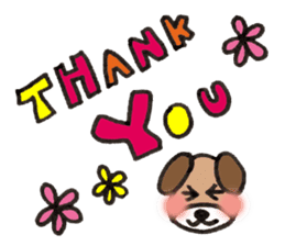 Message from Dog Tomochan. sticker #2657757