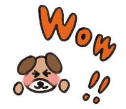 Message from Dog Tomochan. sticker #2657759