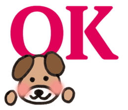 Message from Dog Tomochan. sticker #2657764