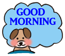 Message from Dog Tomochan. sticker #2657774