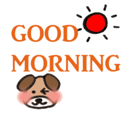 Message from Dog Tomochan. sticker #2657775