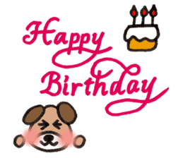 Message from Dog Tomochan. sticker #2657778