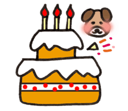 Message from Dog Tomochan. sticker #2657779