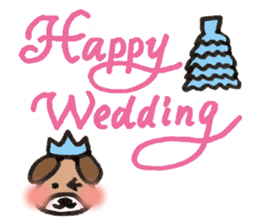 Message from Dog Tomochan. sticker #2657781