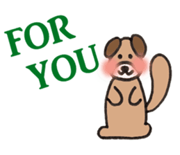 Message from Dog Tomochan. sticker #2657784