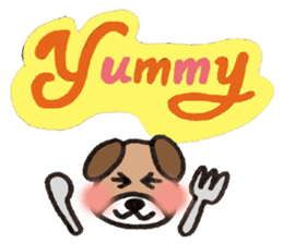 Message from Dog Tomochan. sticker #2657785