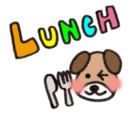 Message from Dog Tomochan. sticker #2657788