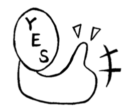 Blooded yes-man,melancholy man sometimes sticker #2658516