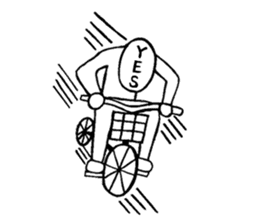 Blooded yes-man,melancholy man sometimes sticker #2658519