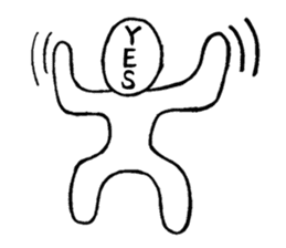 Blooded yes-man,melancholy man sometimes sticker #2658537