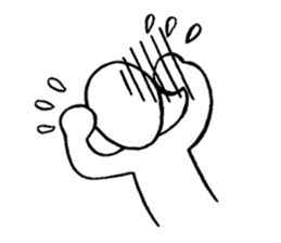 Blooded yes-man,melancholy man sometimes sticker #2658539