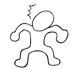 Blooded yes-man,melancholy man sometimes sticker #2658553