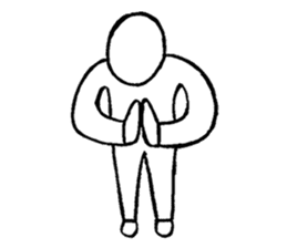 Blooded yes-man,melancholy man sometimes sticker #2658554