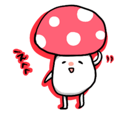 Colorful mushrooms!! sticker #2658837