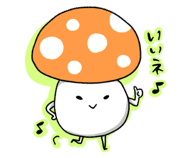 Colorful mushrooms!! sticker #2658838