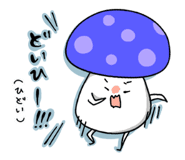 Colorful mushrooms!! sticker #2658841