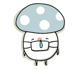 Colorful mushrooms!! sticker #2658844