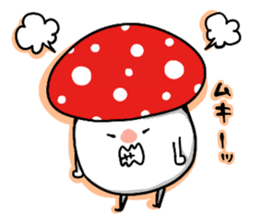 Colorful mushrooms!! sticker #2658847