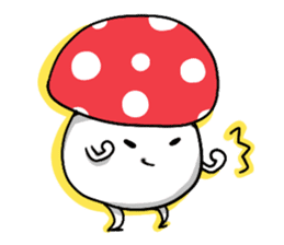 Colorful mushrooms!! sticker #2658852
