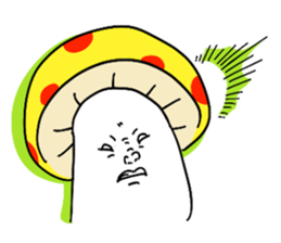 Colorful mushrooms!! sticker #2658856