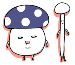 Colorful mushrooms!! sticker #2658858