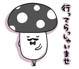 Colorful mushrooms!! sticker #2658860