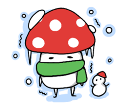 Colorful mushrooms!! sticker #2658862