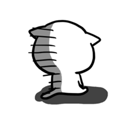 Classic sticker of the cat sticker #2659072