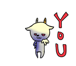 Talkative goat sticker #2659380