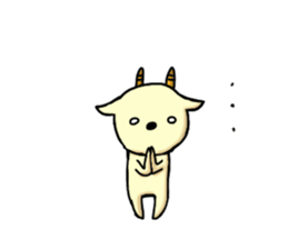 Talkative goat sticker #2659382