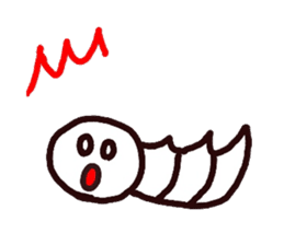 Daily lives of the caterpillar sticker #2659620
