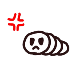 Daily lives of the caterpillar sticker #2659621