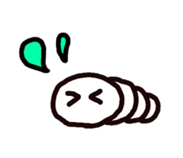 Daily lives of the caterpillar sticker #2659623
