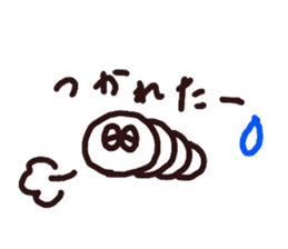 Daily lives of the caterpillar sticker #2659625