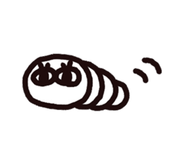 Daily lives of the caterpillar sticker #2659631