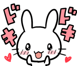 The bitter & the sweet of life catrabbit sticker #2659678