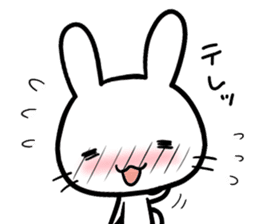 The bitter & the sweet of life catrabbit sticker #2659679