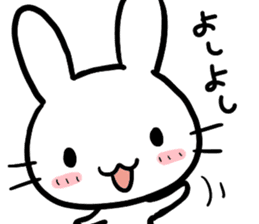 The bitter & the sweet of life catrabbit sticker #2659688