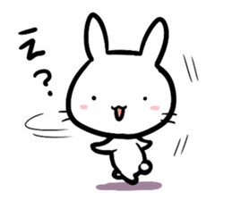 The bitter & the sweet of life catrabbit sticker #2659693