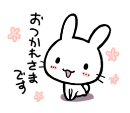 The bitter & the sweet of life catrabbit sticker #2659702