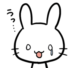 The bitter & the sweet of life catrabbit sticker #2659709