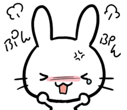 The bitter & the sweet of life catrabbit sticker #2659713